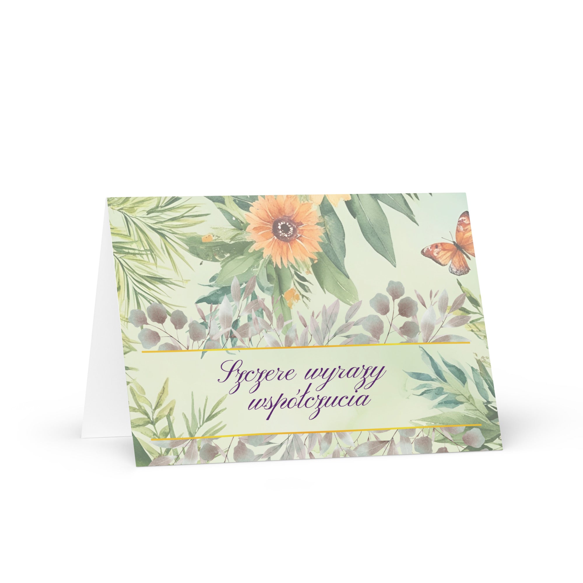 szczere wyrazy współczucia Greeting card - La Vie Bien - Card for loss of family - Card for loss of friend