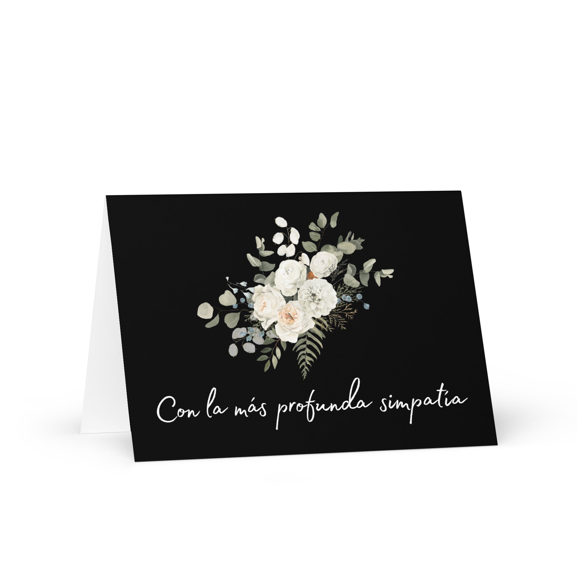 Con la más profundo simpatia Spanish sympathy card - La Vie Bien - Card for grief - Card for loss of family
