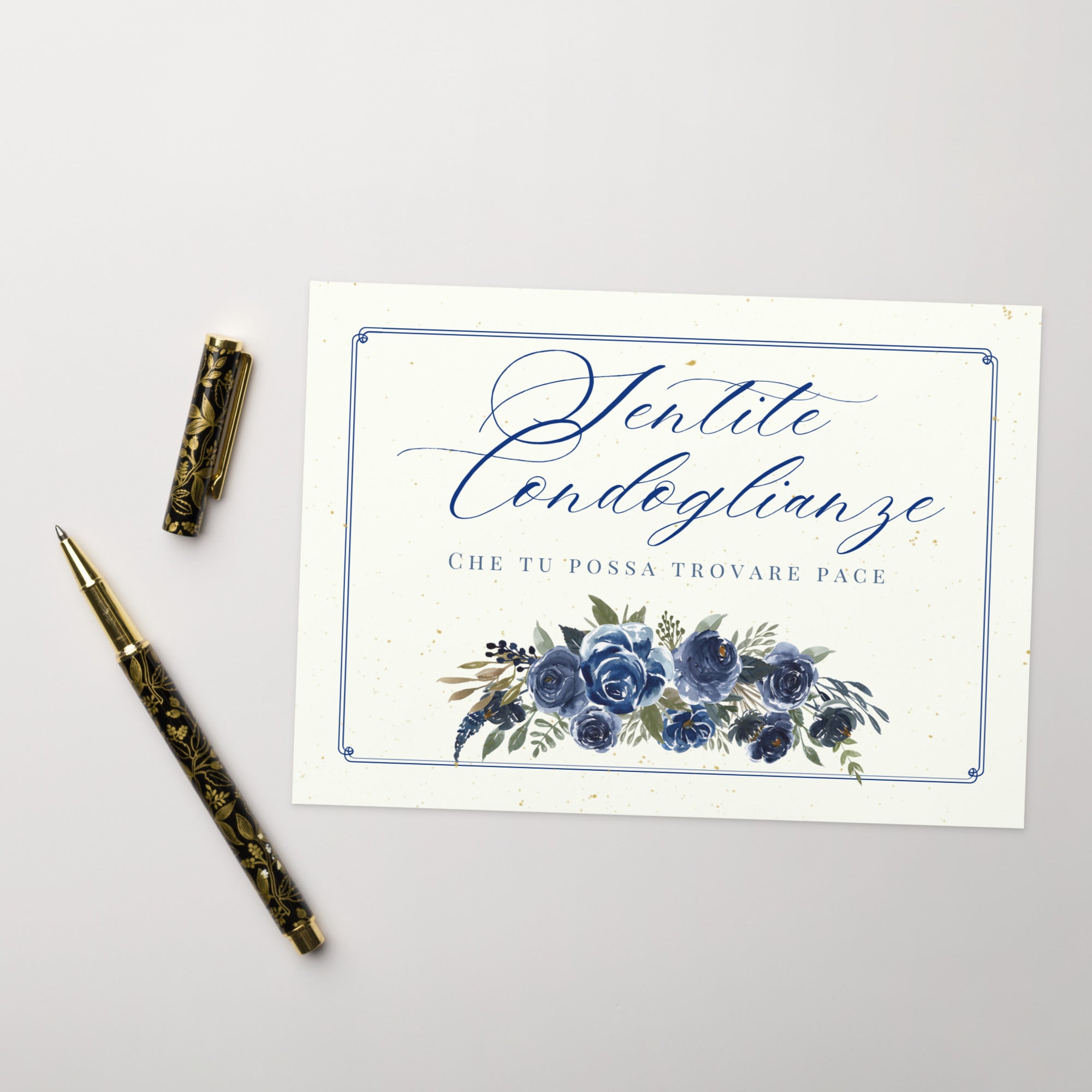 Sentite condoglianze Greeting card