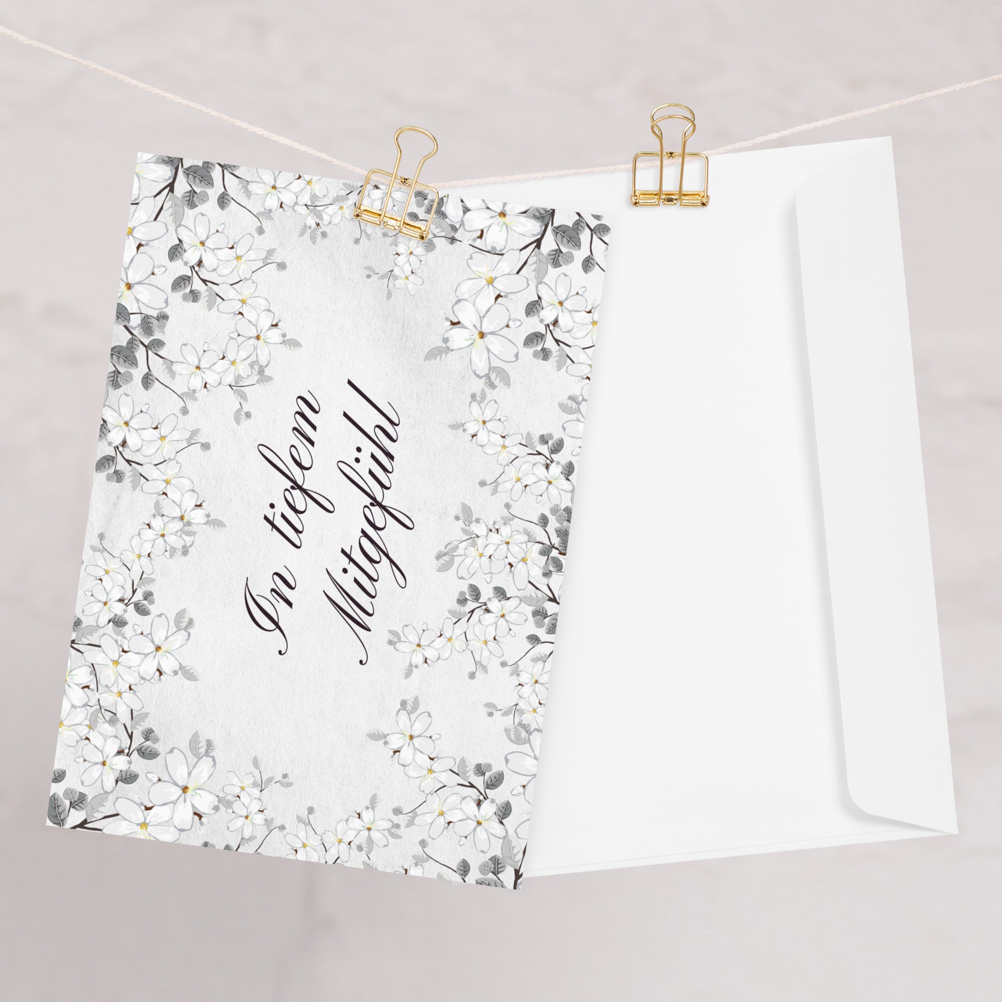 In tiefem Mitgefühl sympathy card