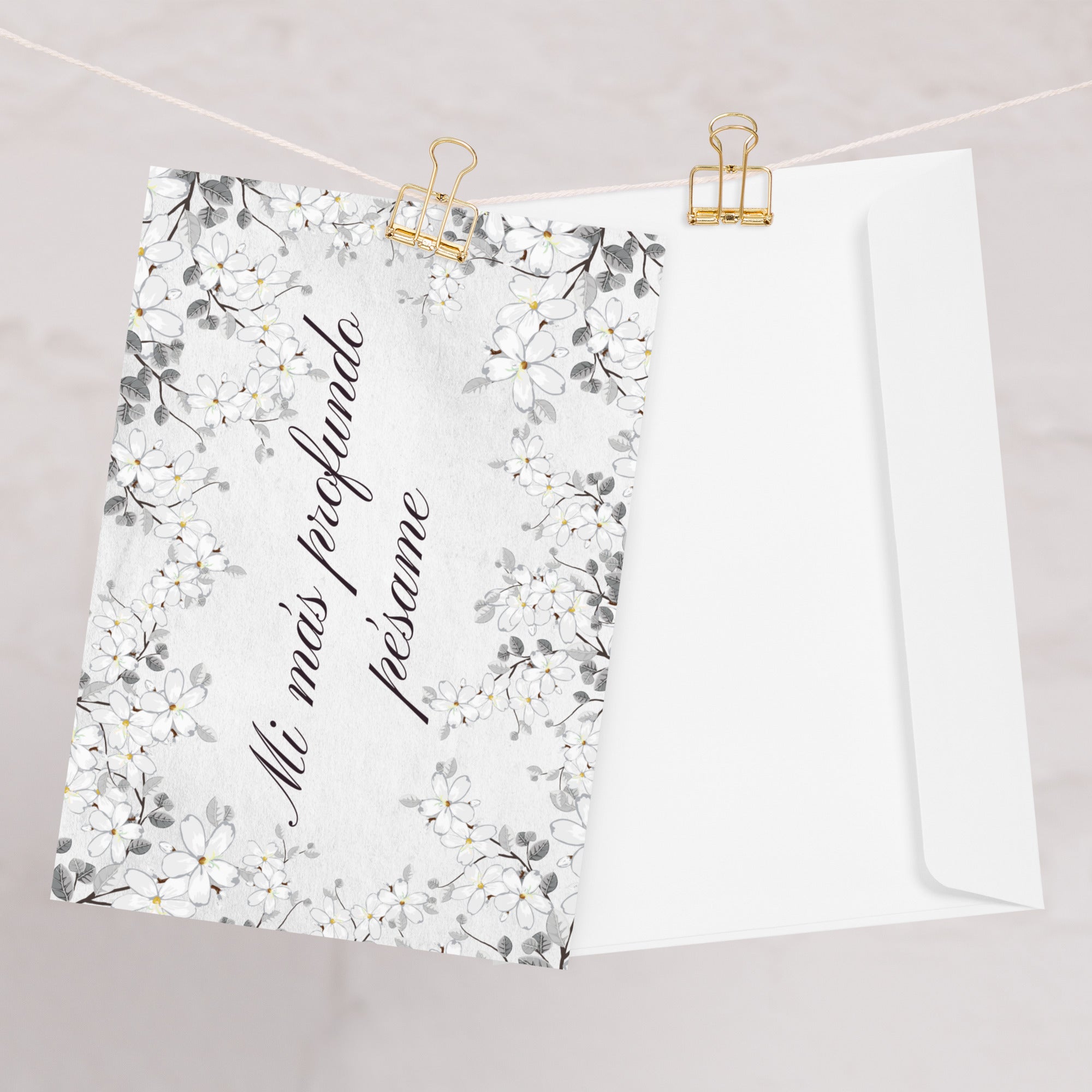 Mi más profundo pésame sympathy card