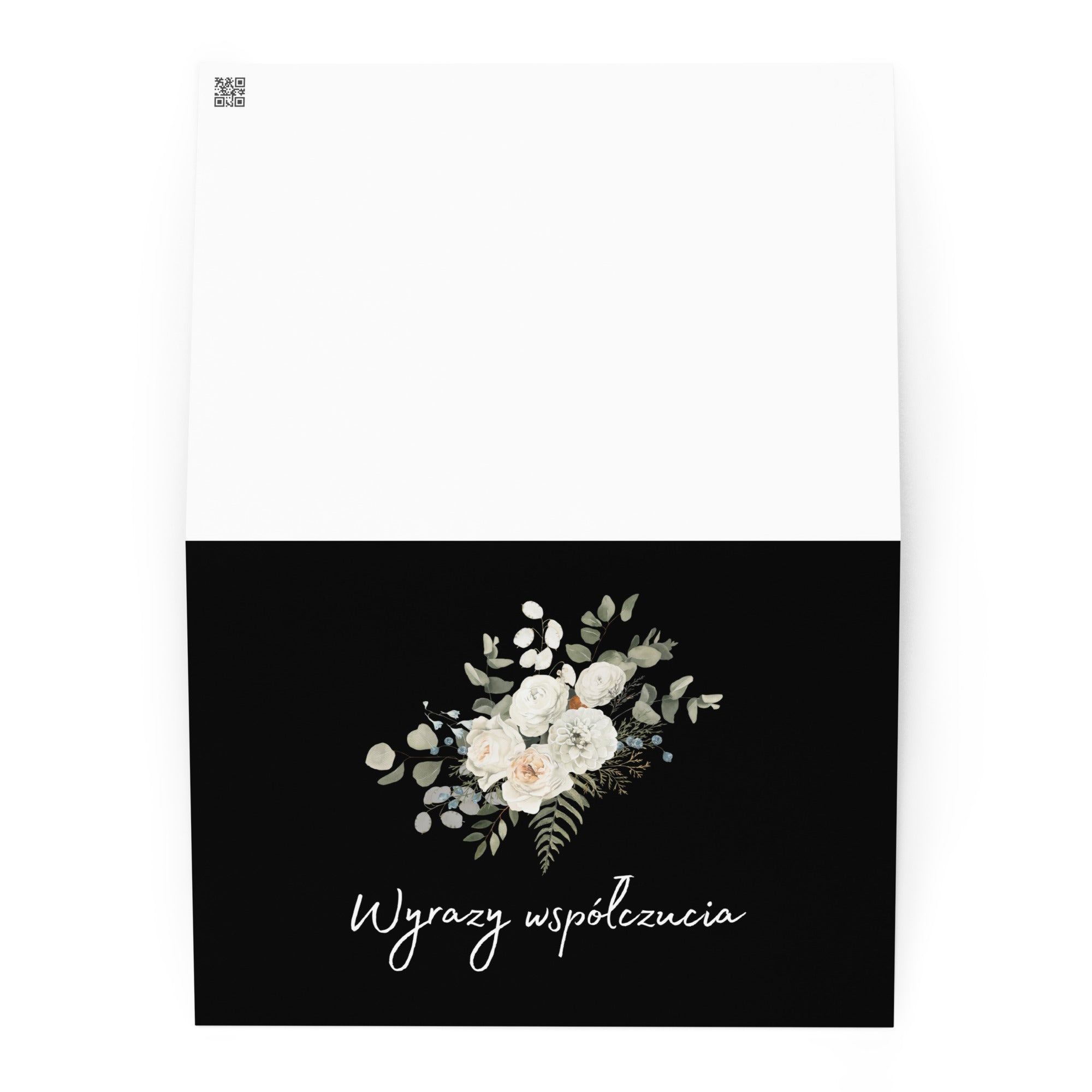 Wyrazy Współczucia Polish sympathy Greeting card - La Vie Bien - Card for grief - Condolences card