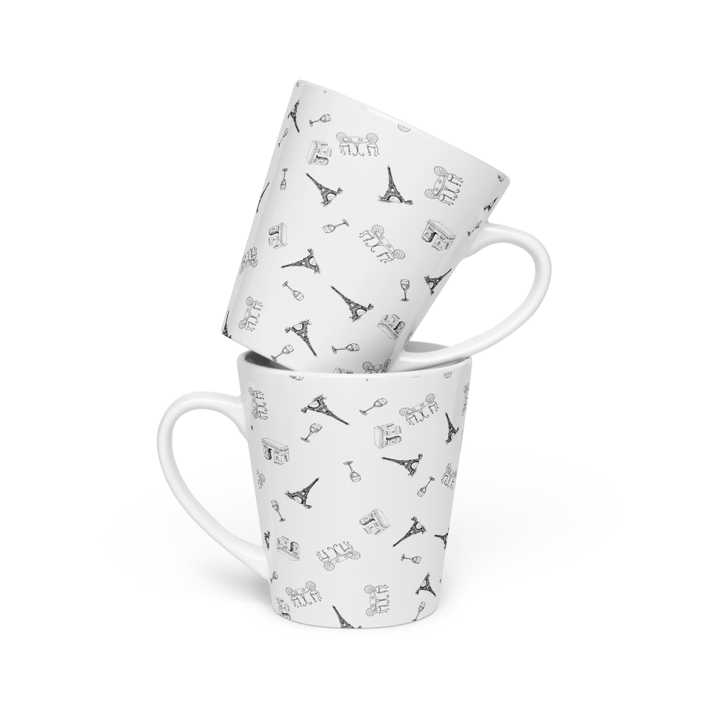 Parisian vibes Latte mug