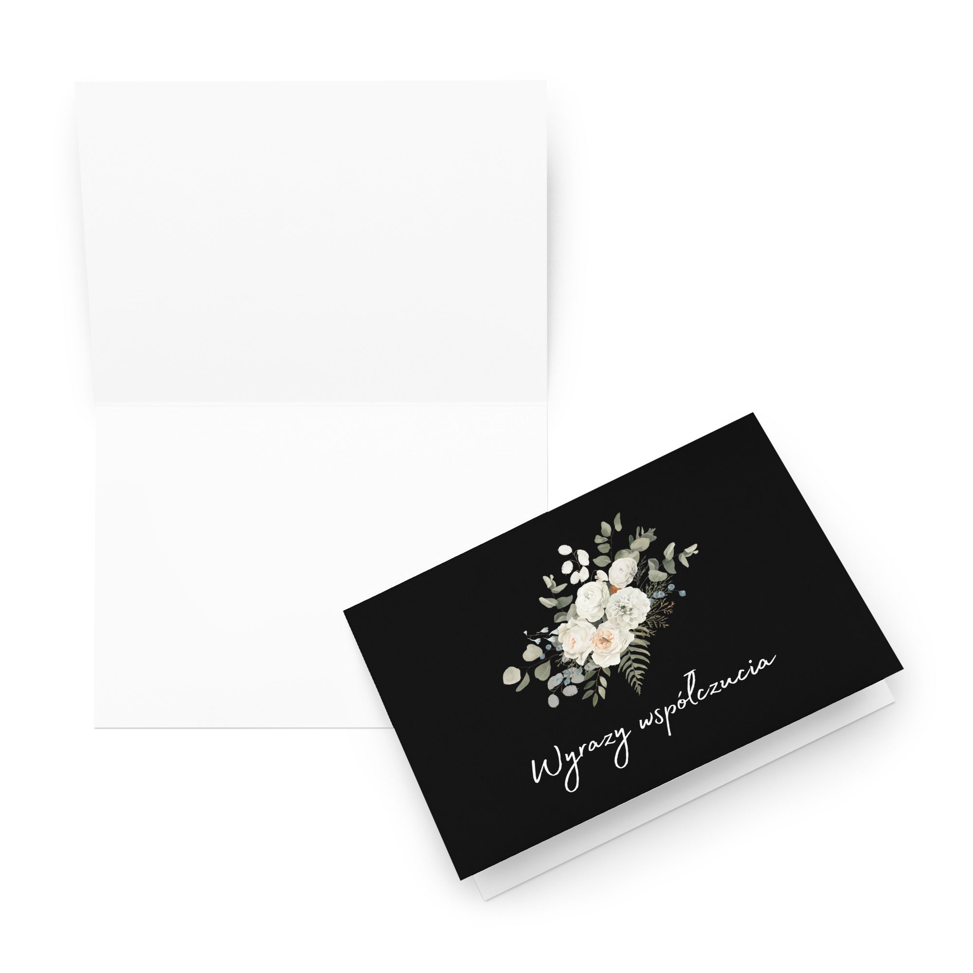 Wyrazy Współczucia Polish sympathy Greeting card - La Vie Bien - Card for grief - Condolences card