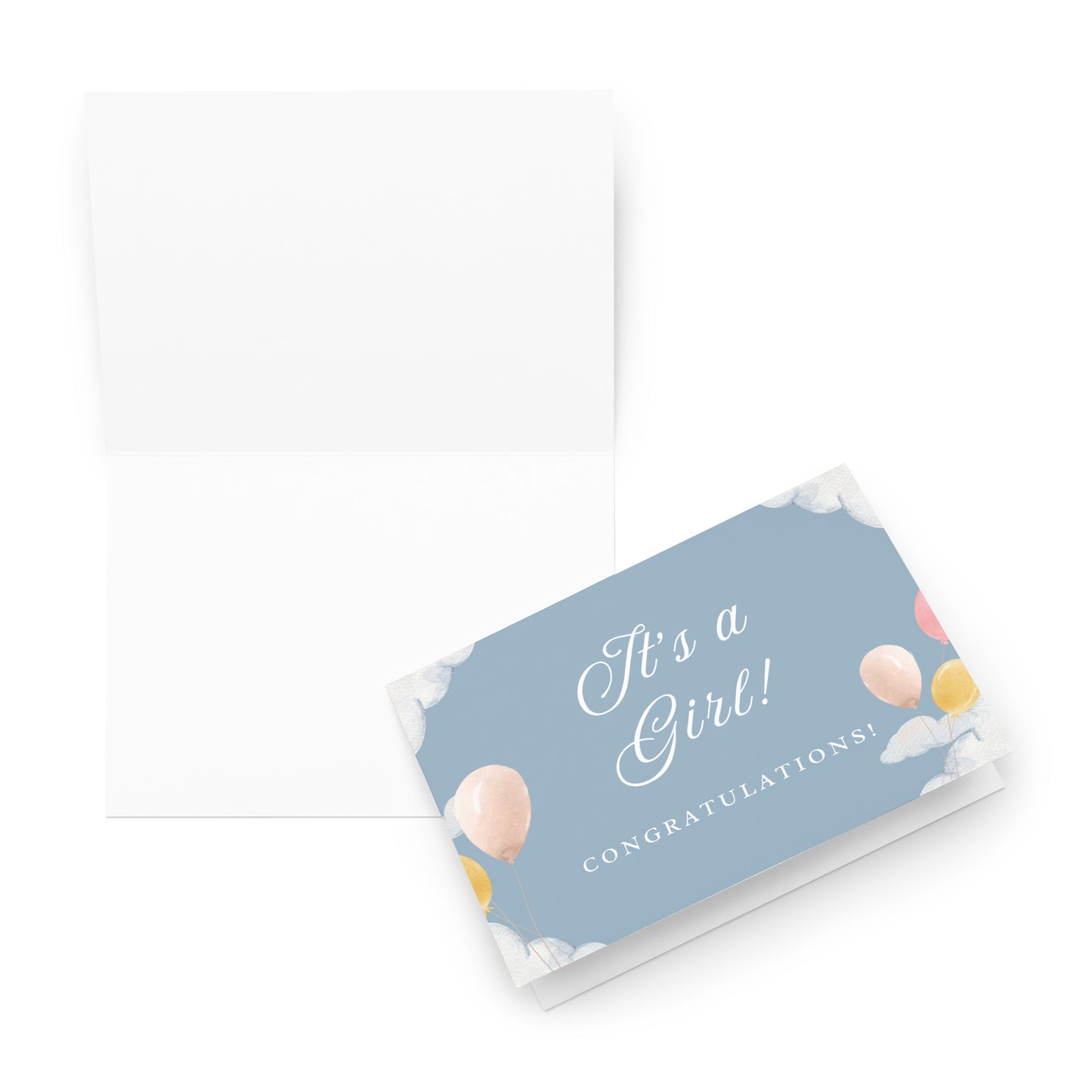 It's a girl Greeting card