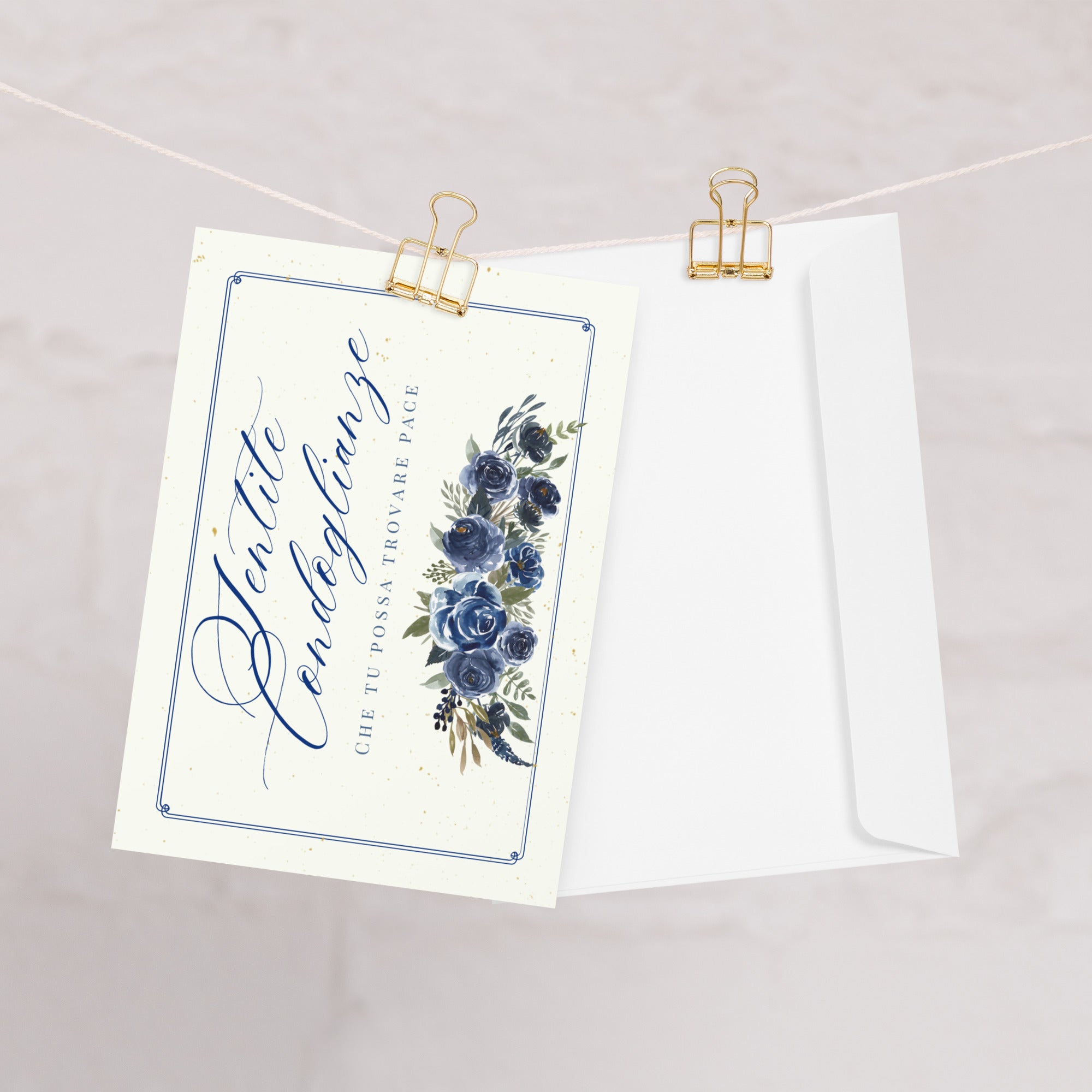 Sentite condoglianze Greeting card