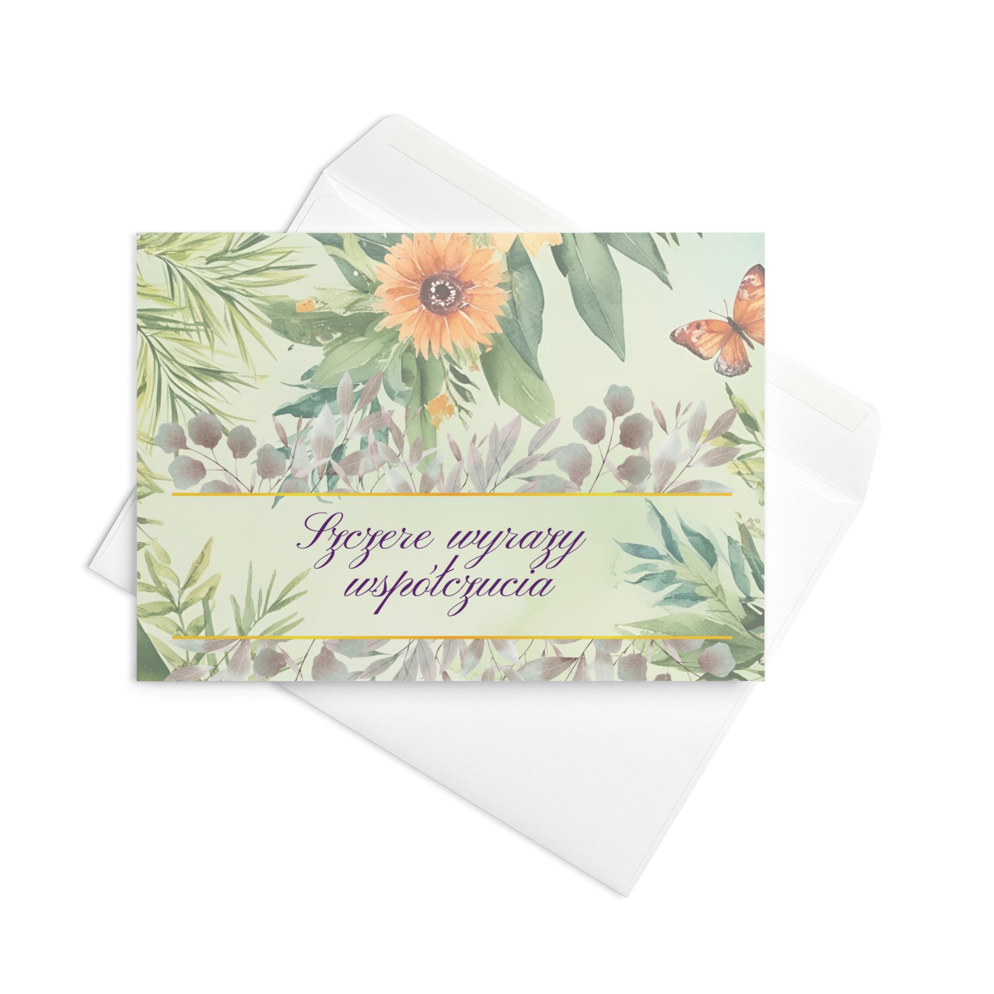 szczere wyrazy współczucia Greeting card - La Vie Bien - Card for loss of family - Card for loss of friend