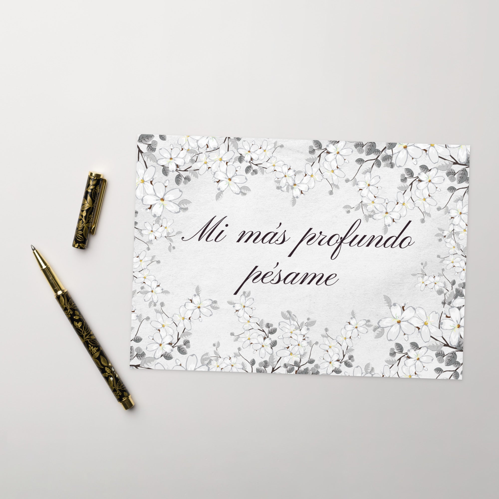 Mi más profundo pésame sympathy card