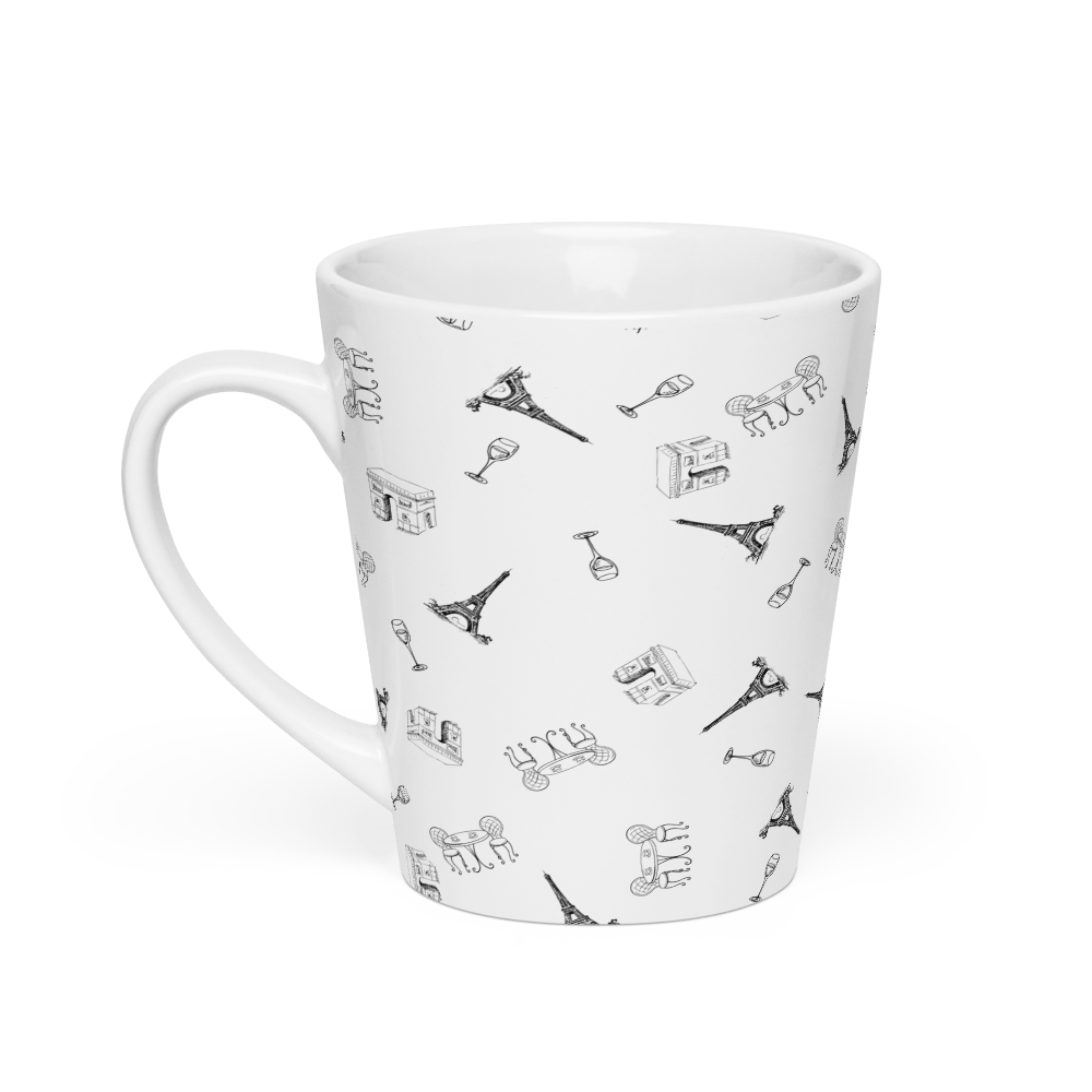 Parisian vibes Latte mug