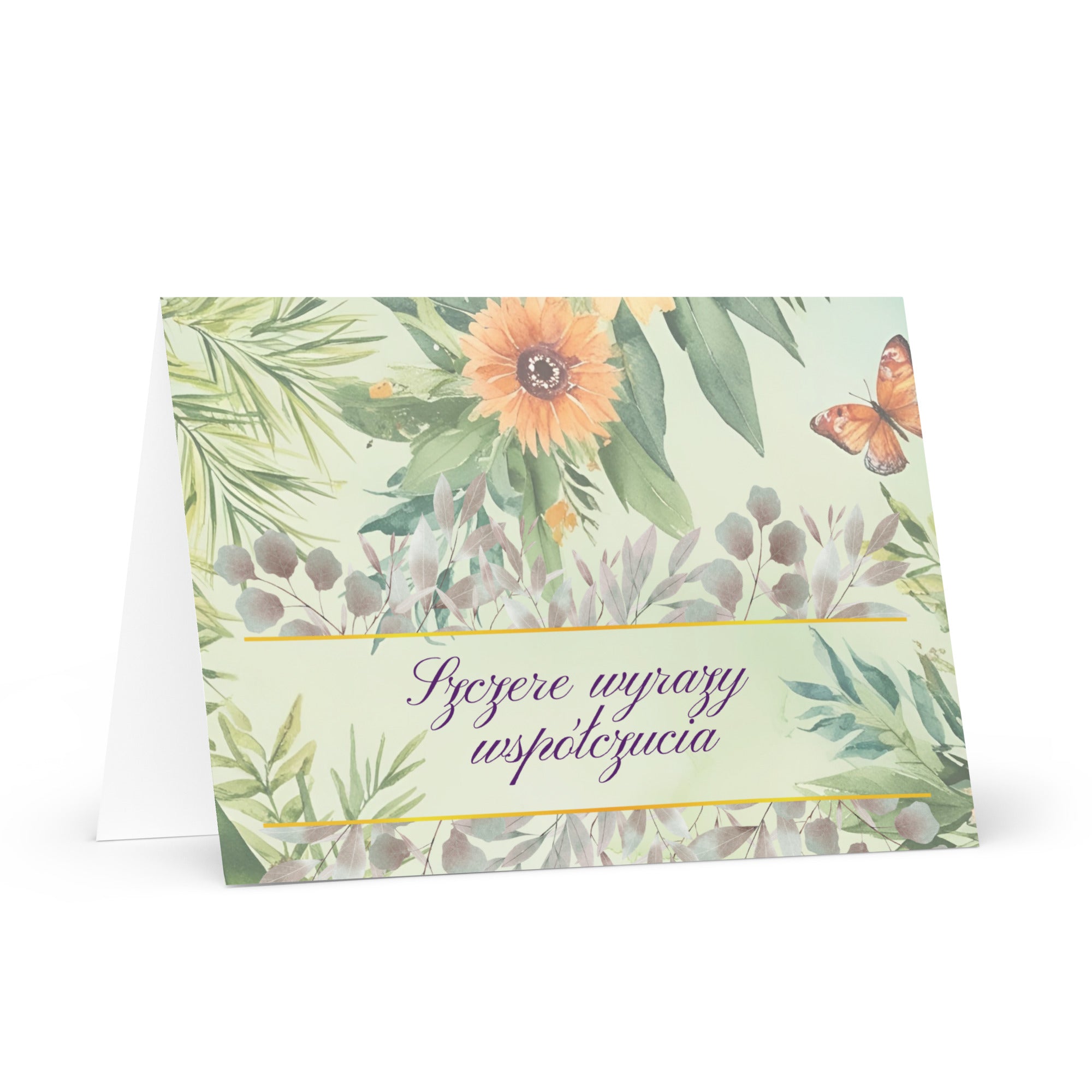 szczere wyrazy współczucia Greeting card - La Vie Bien - Card for loss of family - Card for loss of friend