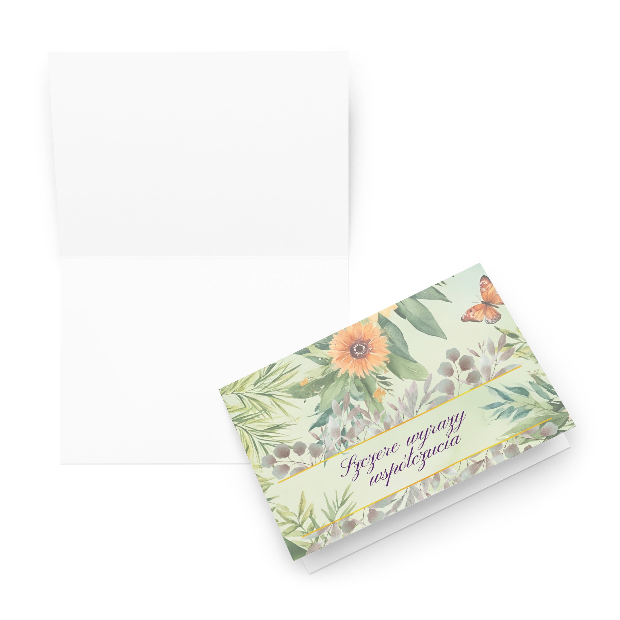 szczere wyrazy współczucia Greeting card - La Vie Bien - Card for loss of family - Card for loss of friend