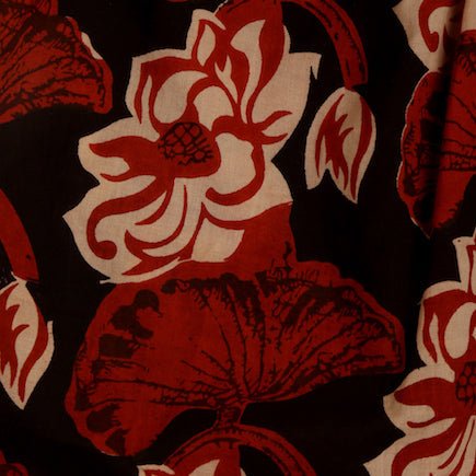 Rust Floral Harem Pants