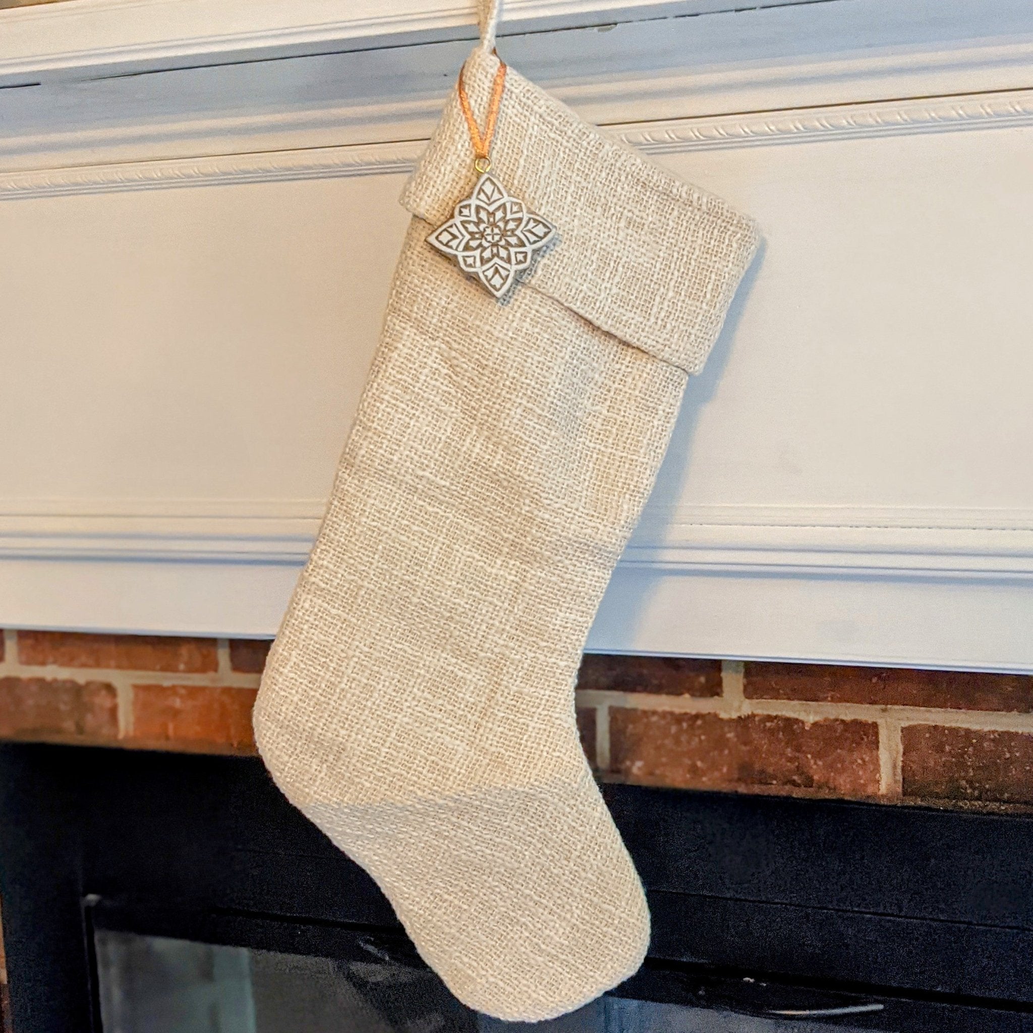 Star Wooden Block Ornament