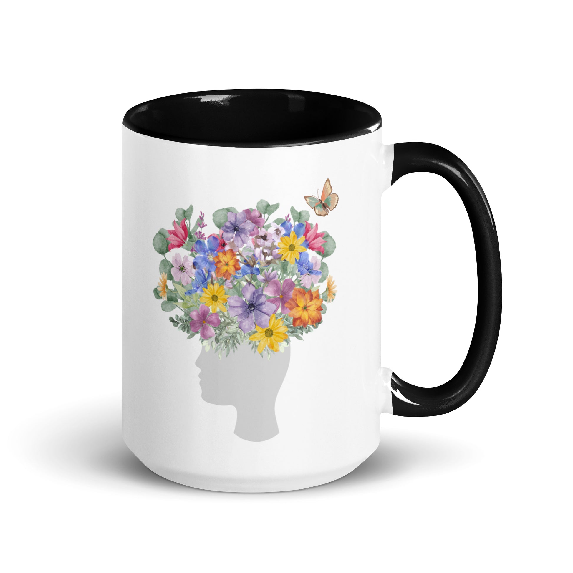 Your beautiful mind mug with Color Inside - La Vie Bien - Artist gift - Artist mug - Artistic coffee cup