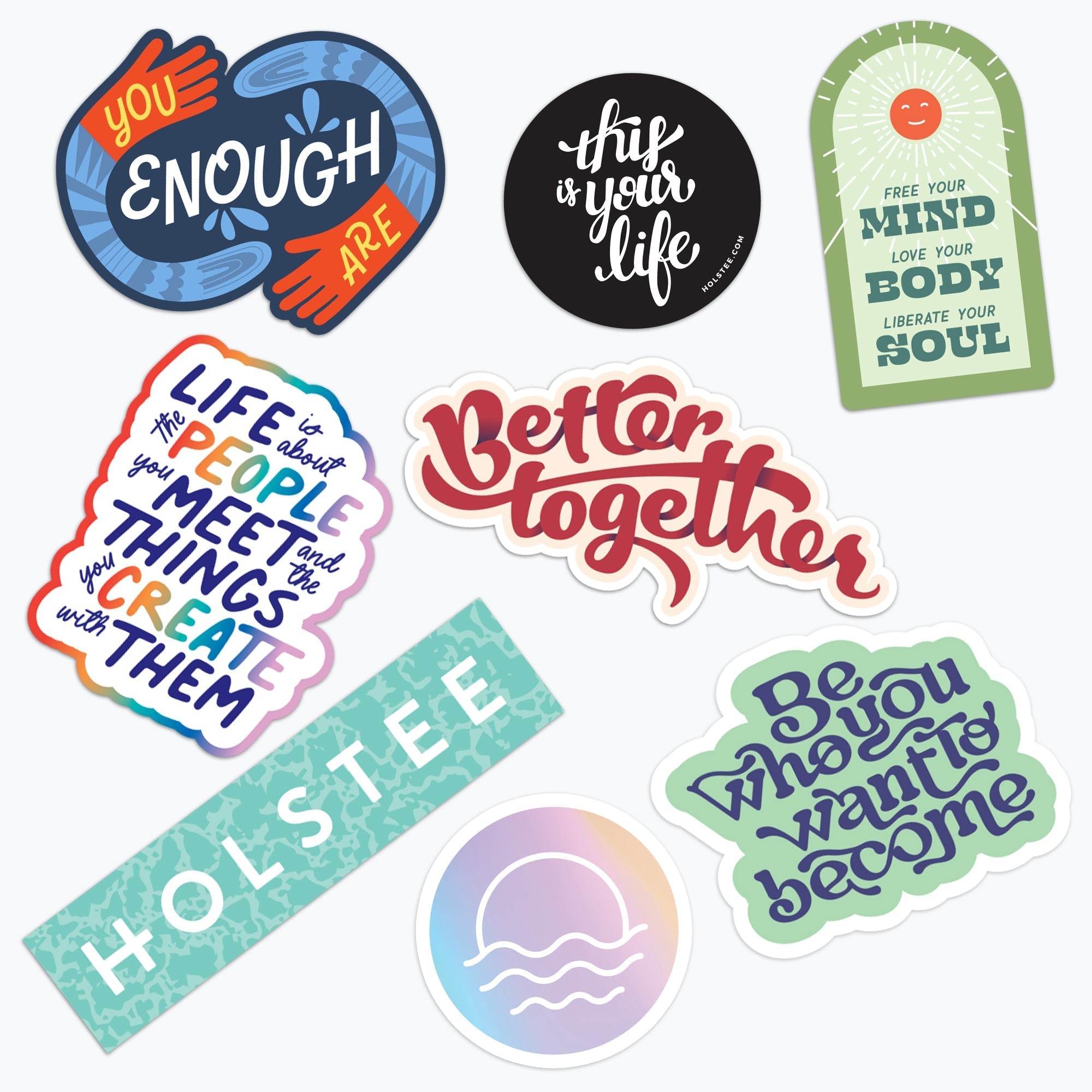 A stickers and magnets shop collection featuring unique, multicultural gifts and apparel