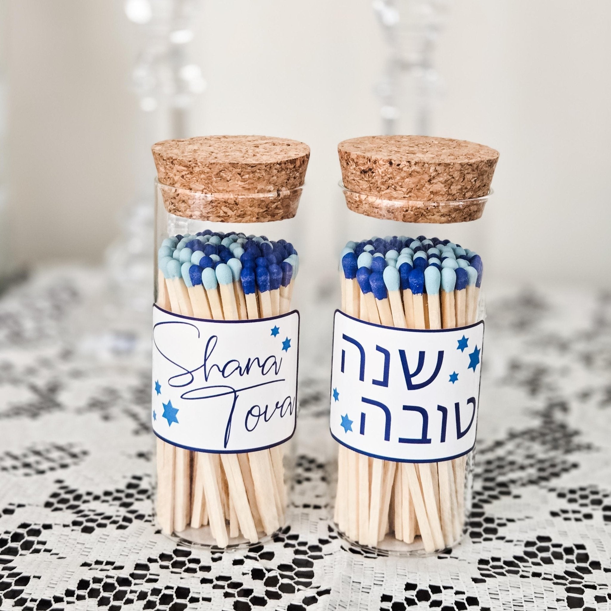 Shana Tova Match Jar for Rosh Hashana High Holidays La Vie Bien Shana Tova Match Jar for Rosh Hashana