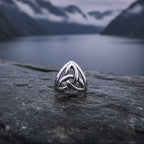 Celtic Trinity Knot Lapel Pin in Sterling Silver