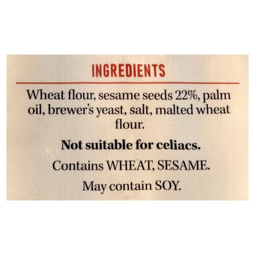 Sesame Grissini Breadsticks