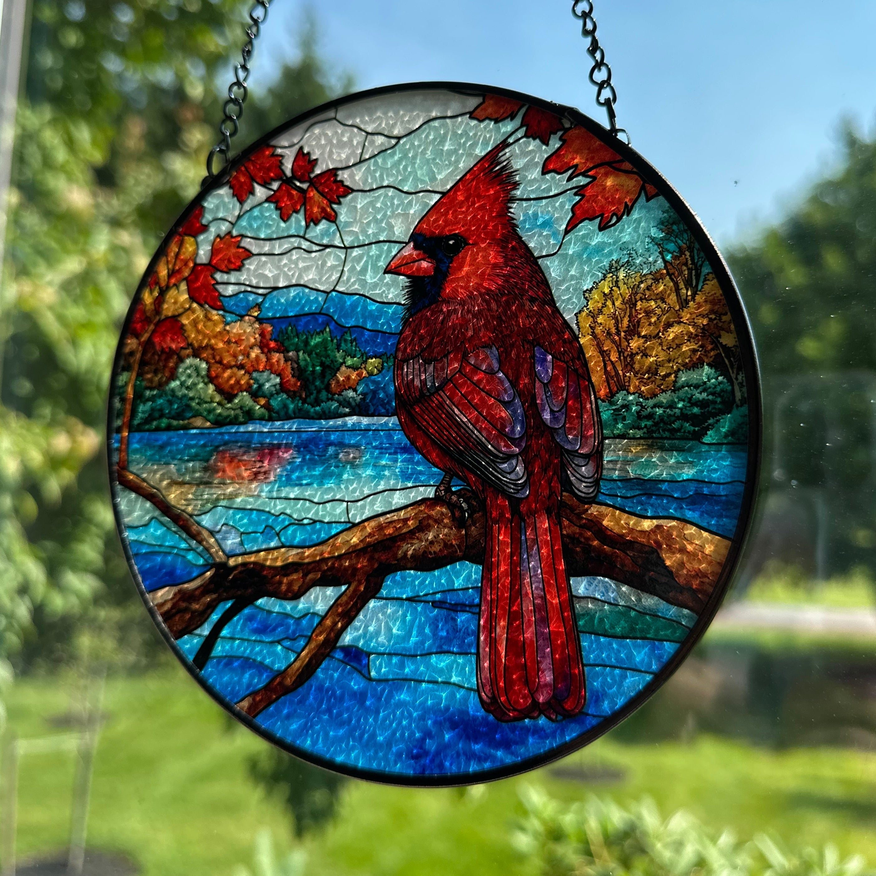 Lakeside Cardinal Suncatcher