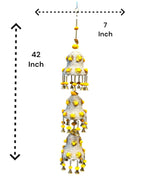 Jute Lari with Bell Shape & PomPom