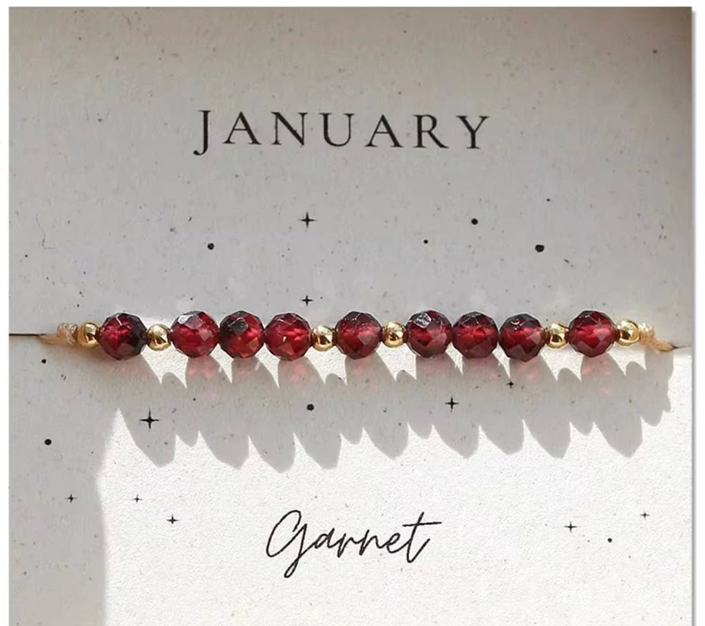 Crystal Birthstone Bracelet by Curated By Suarez