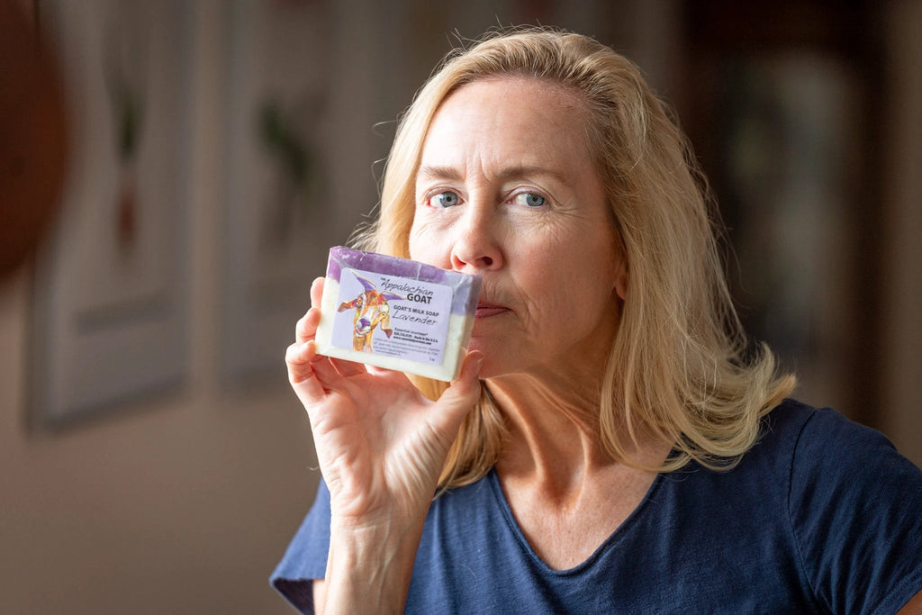 LAVENDER GOAT'S MILK SOAP SLICE 5 oz. by Essential Journeys