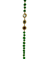 52" Long Pompom & Real Mirror Lari, Set of 5