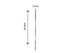 52" Long Pompom & Real Mirror Lari, Set of 5