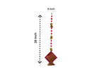 26" Long Gota Ball & Pearl Lari with Kite Tassels for Lohri or Makar Sankranti, Set of 5