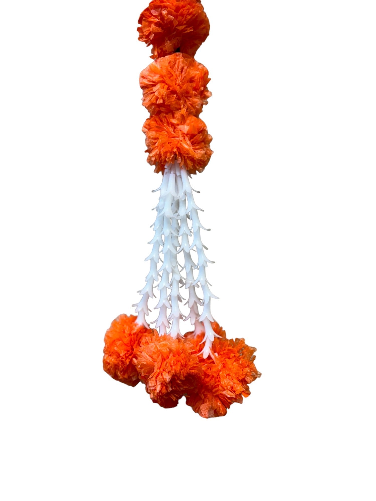 52" Long Artificial Marigold Lari, Set of 5