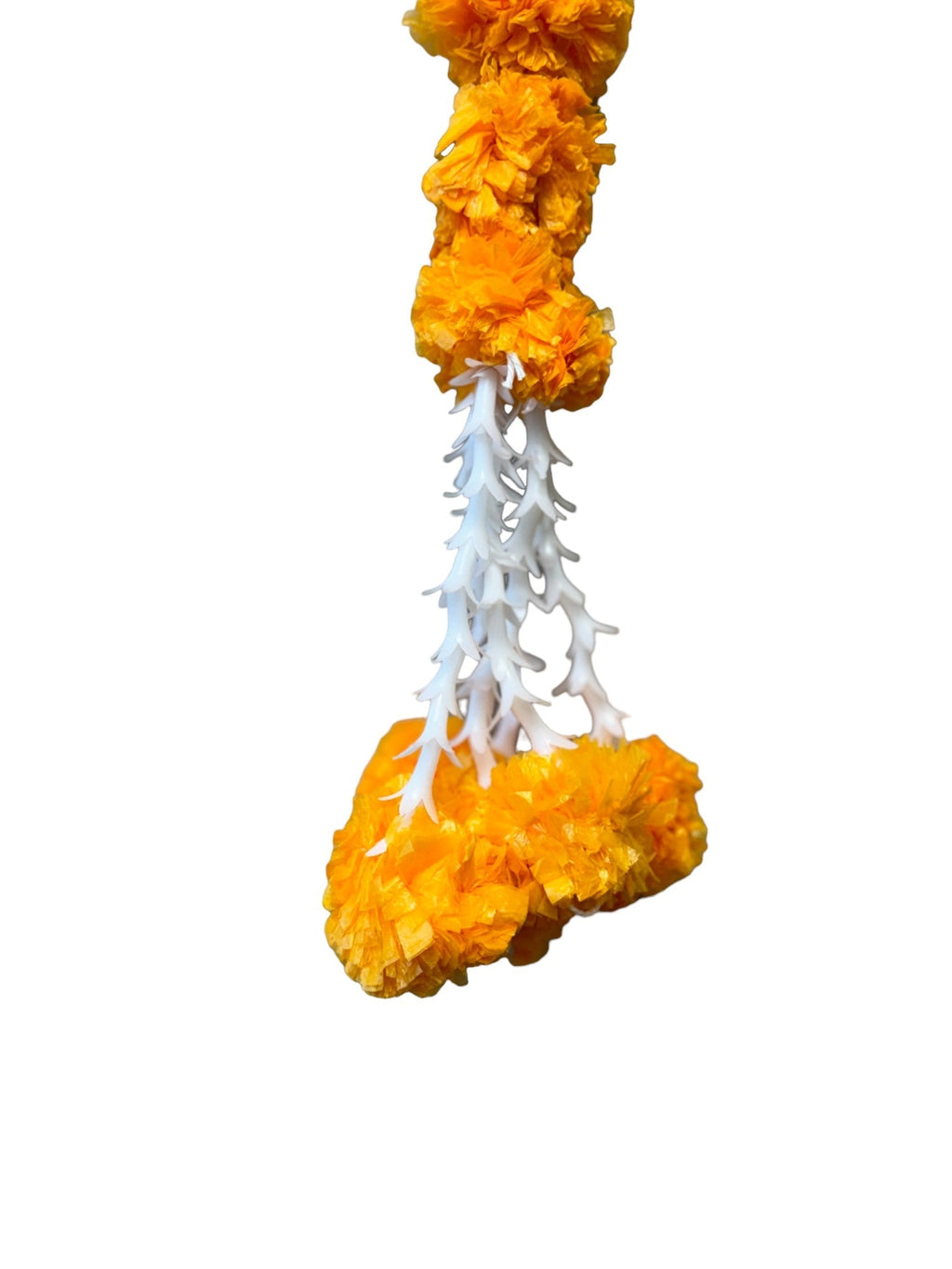 60" Long Artificial Marigold Lari, Set of 5