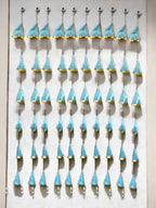 Net Fabric and Gota Lari, Set of 10