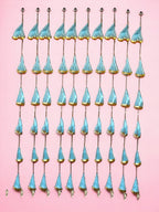 Net Fabric and Gota Lari, Set of 10
