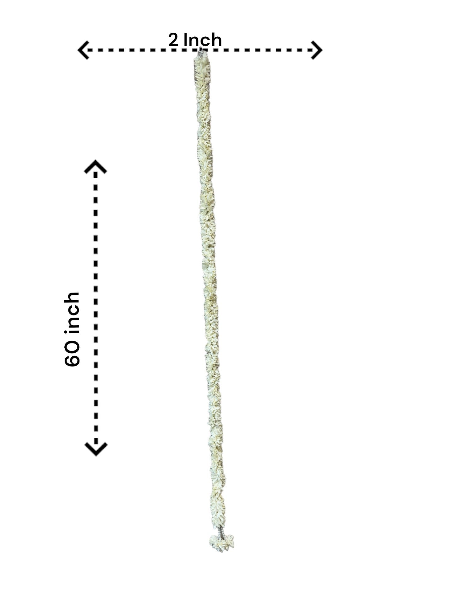 60" Long Artificial Flower Lari, Set of 5