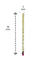 3 Feet Long Plastic Lotus Lari, Set of 12