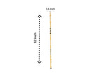 52" Long Pompom & Real Mirror Lari, Set of 5