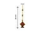 26" Long Gota Ball & Pearl Lari with Kite Tassels for Lohri or Makar Sankranti, Set of 5