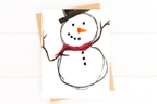 Happy Holidays Snowman Card Set, Christmas Cards Box Set by Five Dot Post