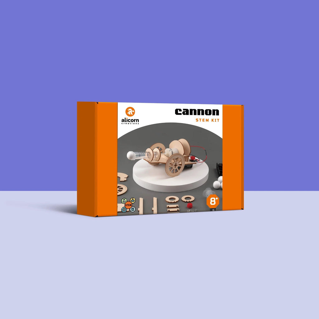 Cannon DIY Kit, Educational STEM Toy by Kitsville