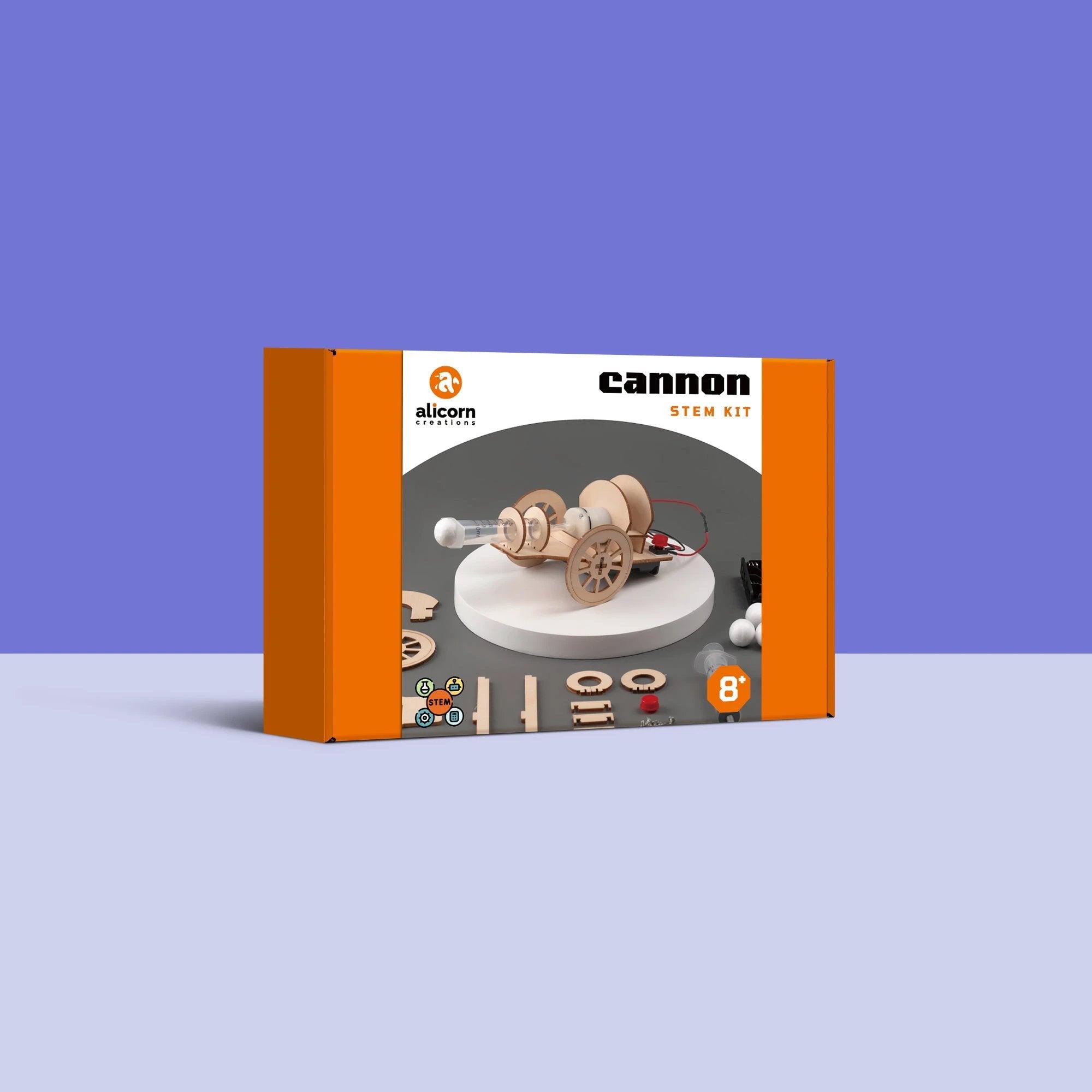 Cannon DIY Kit, Educational STEM Toy by Kitsville