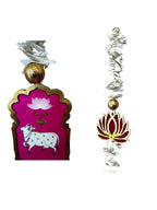 Pichwai, Lotus & Bell Lari, Set of 2