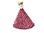 Mirror, Flowers & Bell Lari, Set of 2