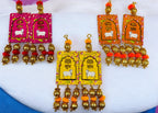 Shubh Labh & Pichwai Gota Hanging,  Set of 2