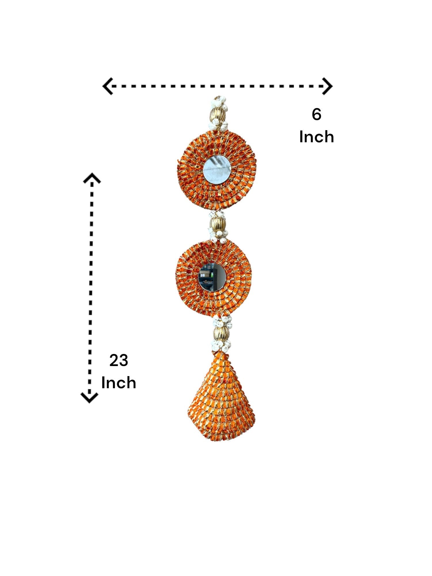 Mirror, Flowers & Bell Lari, Set of 2