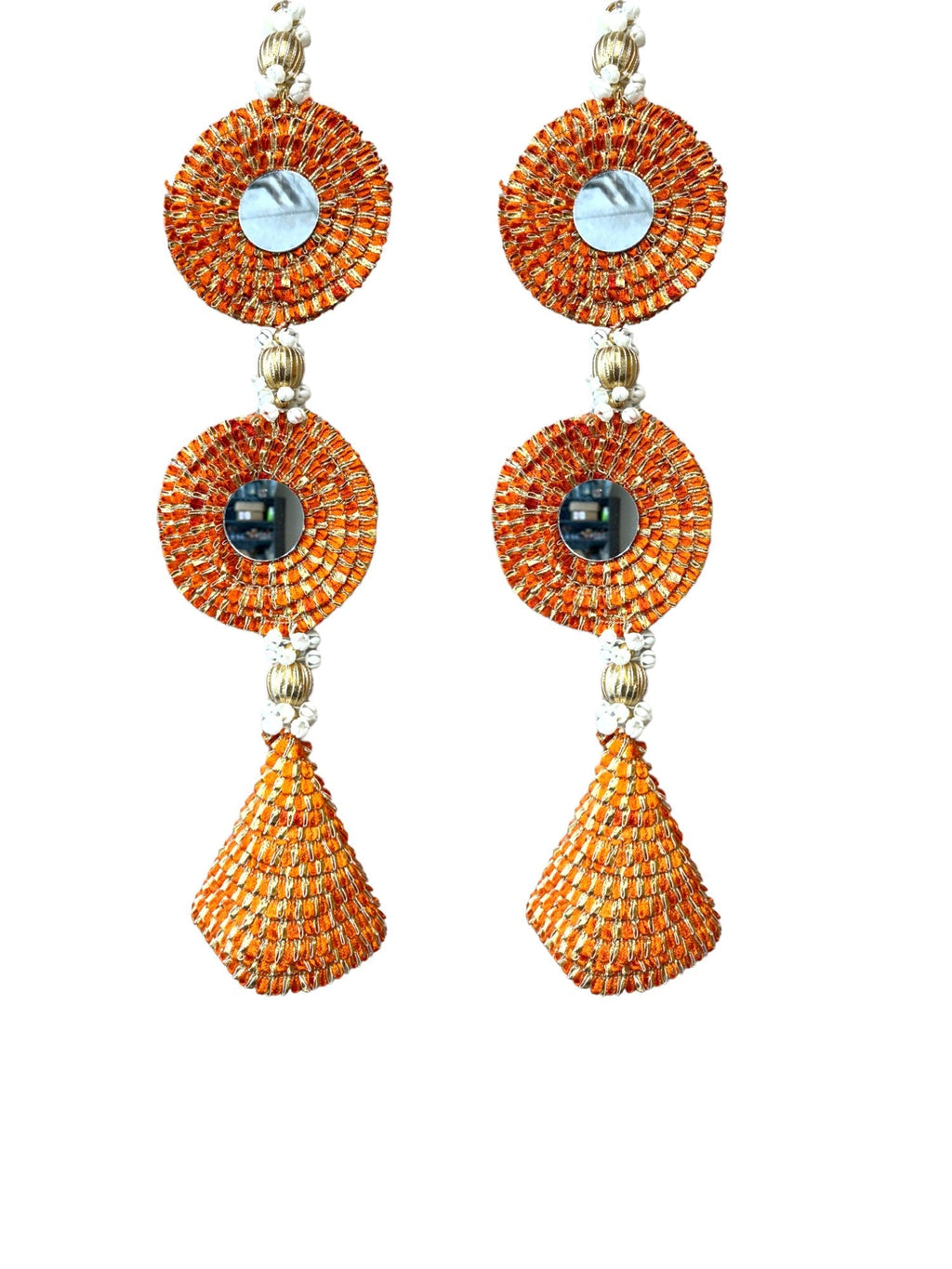Mirror, Flowers & Bell Lari, Set of 2