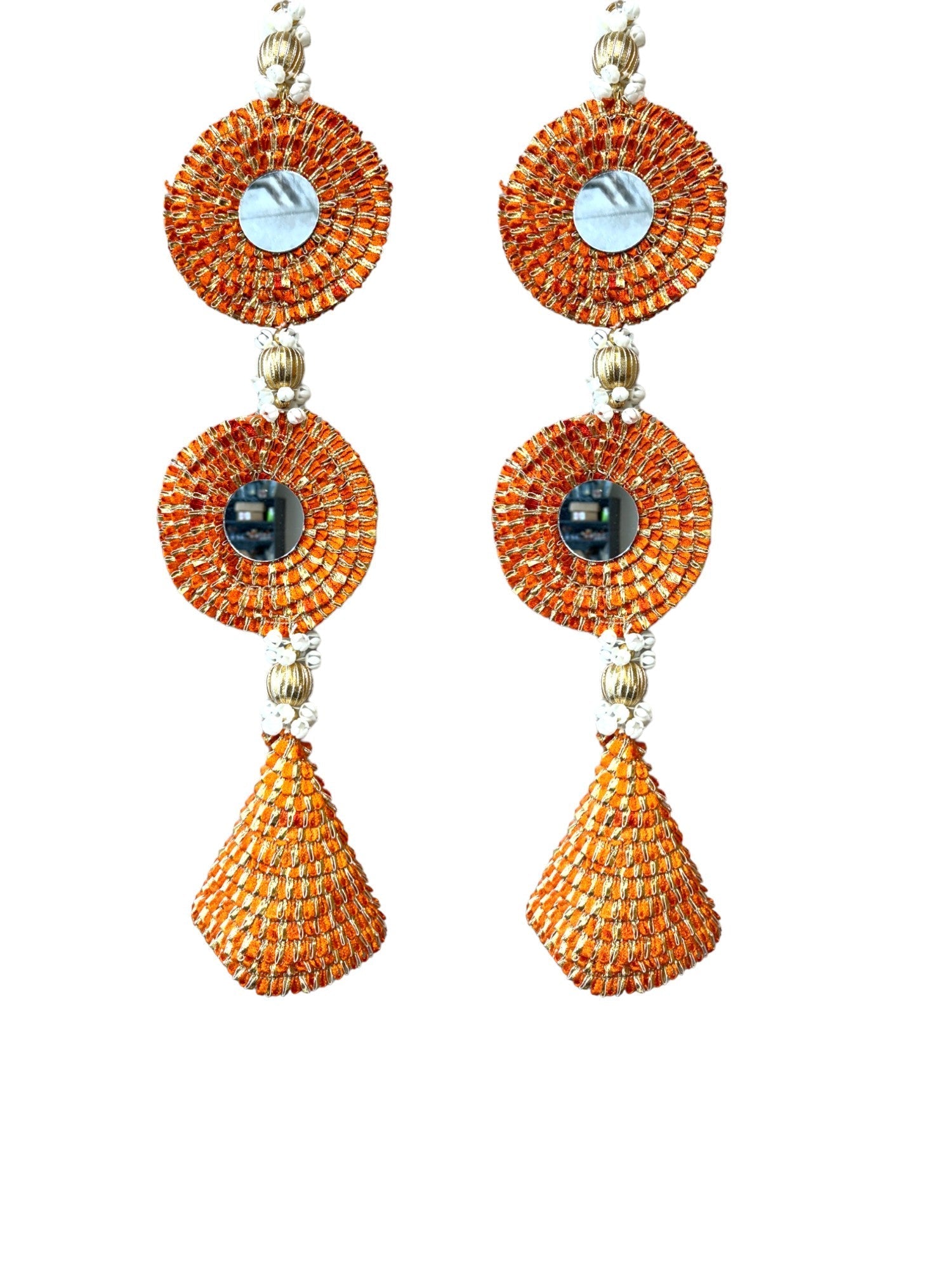 Mirror, Flowers & Bell Lari, Set of 2