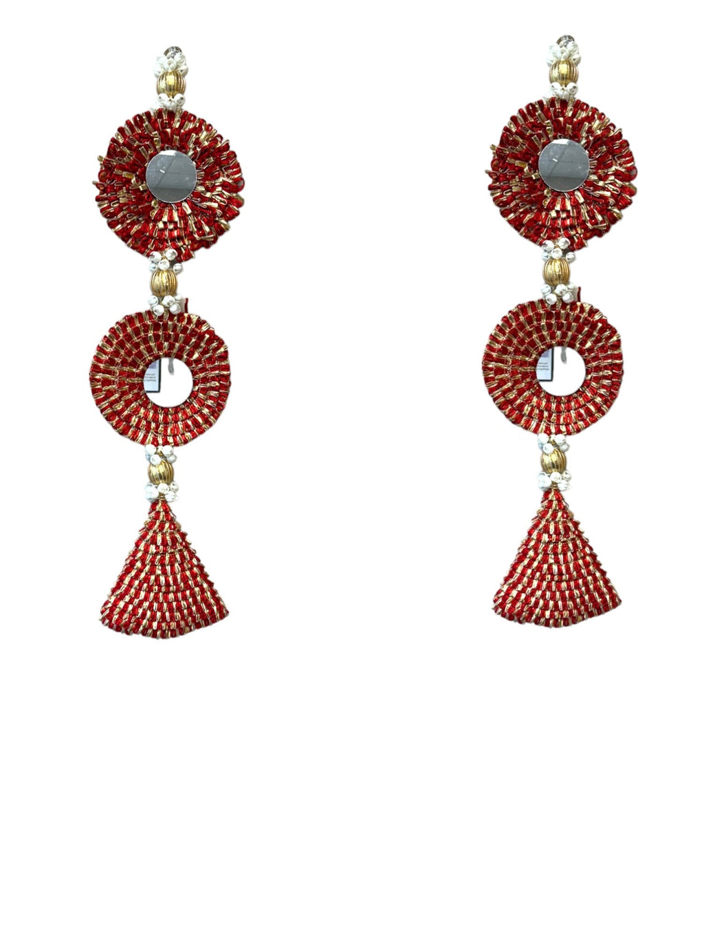 Mirror, Flowers & Bell Lari, Set of 2