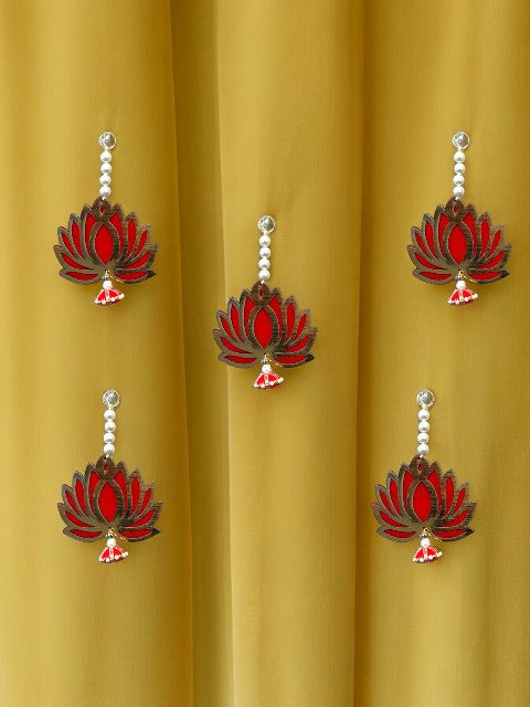 7" Long Lotus Hanging, Set of 5