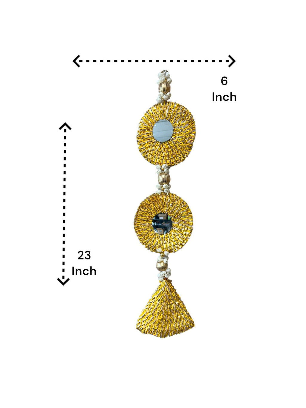 Mirror, Flowers & Bell Lari, Set of 2