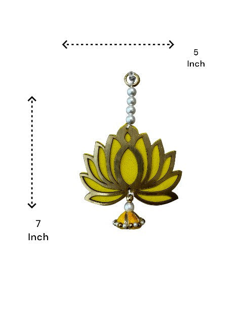 7" Long Lotus Hanging, Set of 5